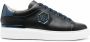 Philipp Plein Hexagon sneakers met logoplakkaat Blauw - Thumbnail 1