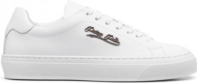 Philipp Plein Signature low-top sneakers Wit