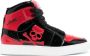 Philipp Plein Skull & Bones high-top sneakers Zwart - Thumbnail 1