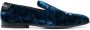 Philipp Plein Slippers met doodskop-applicatie Blauw - Thumbnail 1