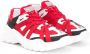 Philipp Plein Sneakers met colourblocking Rood - Thumbnail 1