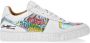 Philipp Plein Sneakers met graffiti-print Wit - Thumbnail 1