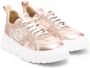 Philipp Plein Junior Sneakers met logopatch Roze - Thumbnail 1