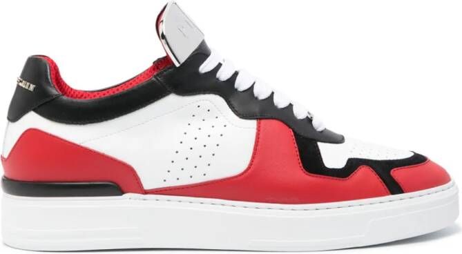 Philipp Plein Sneakers met logoplakkaat Wit