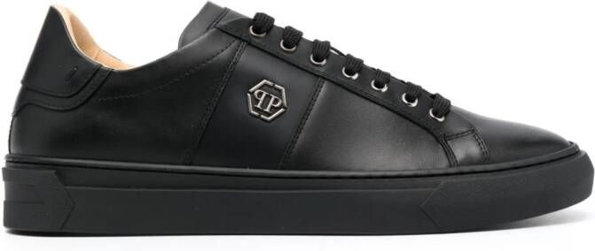 Philipp Plein Sneakers met logoplakkaat Zwart