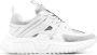 Philipp Plein Sneakers verfraaid met stras Wit - Thumbnail 1