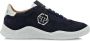 Philipp Plein Suède sneakers met logoplakkaat Blauw - Thumbnail 1