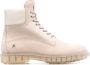 Philipp Plein The Hunter enkellaarzen met veters Beige - Thumbnail 1