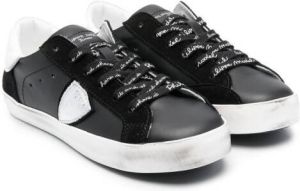 Philippe Model Kids Sneakers met logopatch Zwart