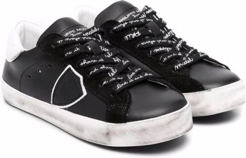 Philippe Model Kids Paris Veau sneakers Zwart