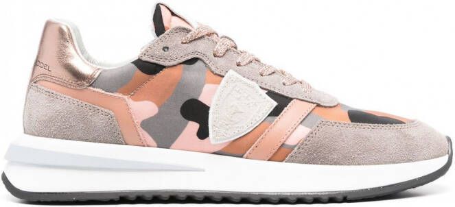 Philippe Model Paris Sneakers met camouflageprint Grijs