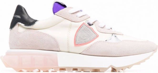 Philippe Model Paris Sneakers met colourblocking Beige