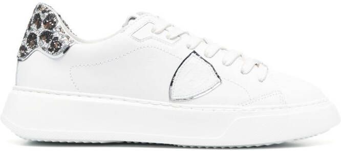 Philippe Model Paris Sneakers met logopatch Wit