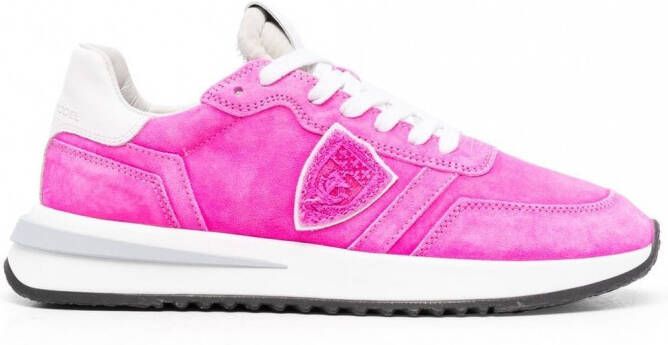 Philippe Model Paris Sneakers met logopatch Roze