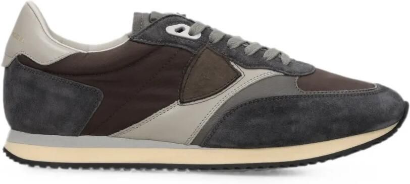Philippe Model Paris Belleville sneakers met vlakken Grijs