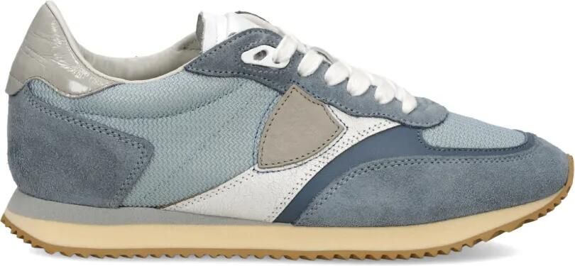 Philippe Model Paris Belville low-top sneakers met vlakken Blauw
