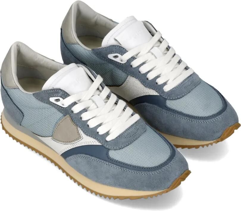 Philippe Model Paris Belville low-top sneakers met vlakken Blauw - Foto 2