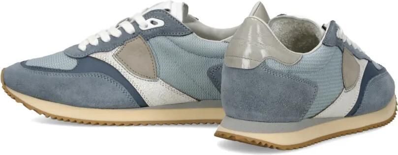 Philippe Model Paris Belville low-top sneakers met vlakken Blauw - Foto 4