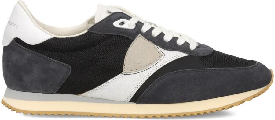 Philippe Model Paris Belville low-top sneakers met vlakken Zwart