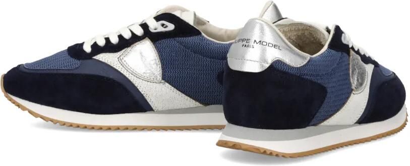 Philippe Model Paris Belville metallic sneakers Blauw - Foto 5