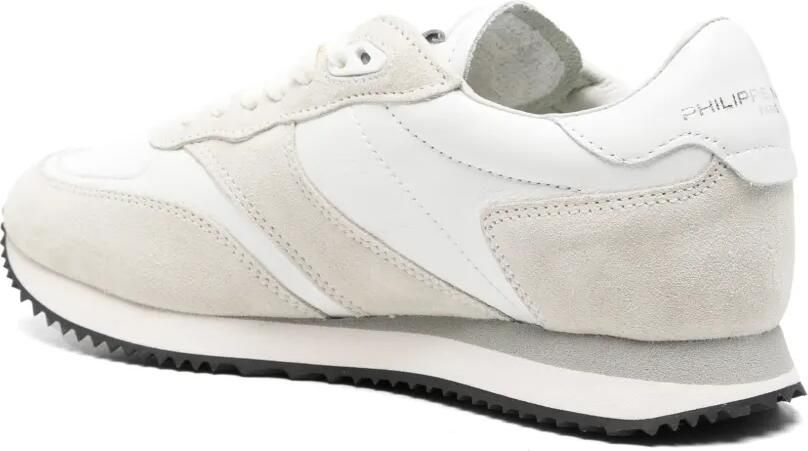 Philippe Model Paris BLVille leren sneakers met vlakken Wit - Foto 4