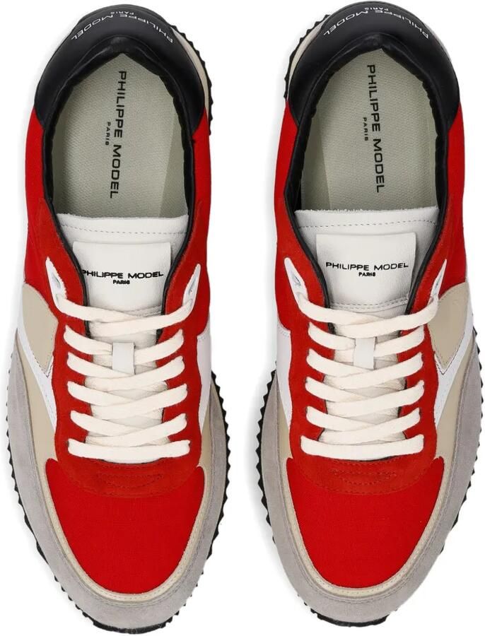 Philippe Model Paris Blville low-top sneakers met vlakken Rood - Foto 2