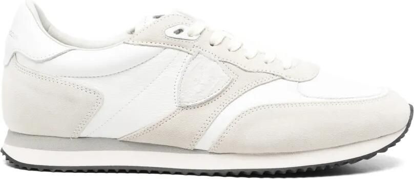 Philippe Model Paris BLVille sneakers met logopatch en vlakken Wit