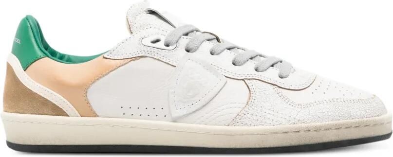Philippe Model Paris Geperforeerde leren sneakers Wit