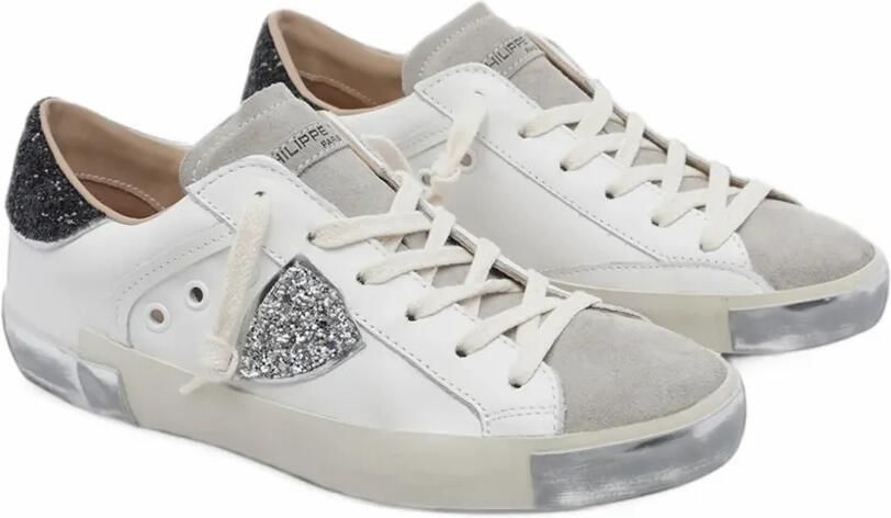 Philippe Model Paris glitter-embellished sneakers Wit - Foto 2
