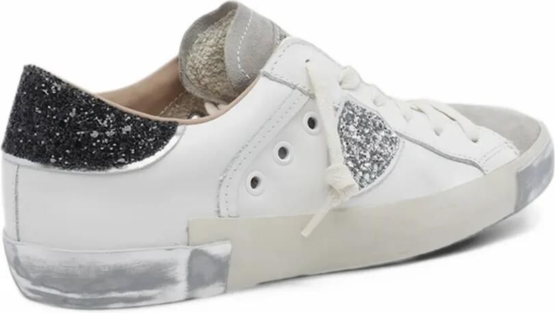 Philippe Model Paris glitter-embellished sneakers Wit - Foto 3