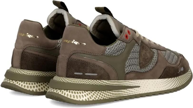 Philippe Model Paris Hardloopsneakers met mesh vlakken Bruin - Foto 3