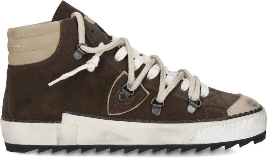 Philippe Model Paris High-top suède sneakers Bruin