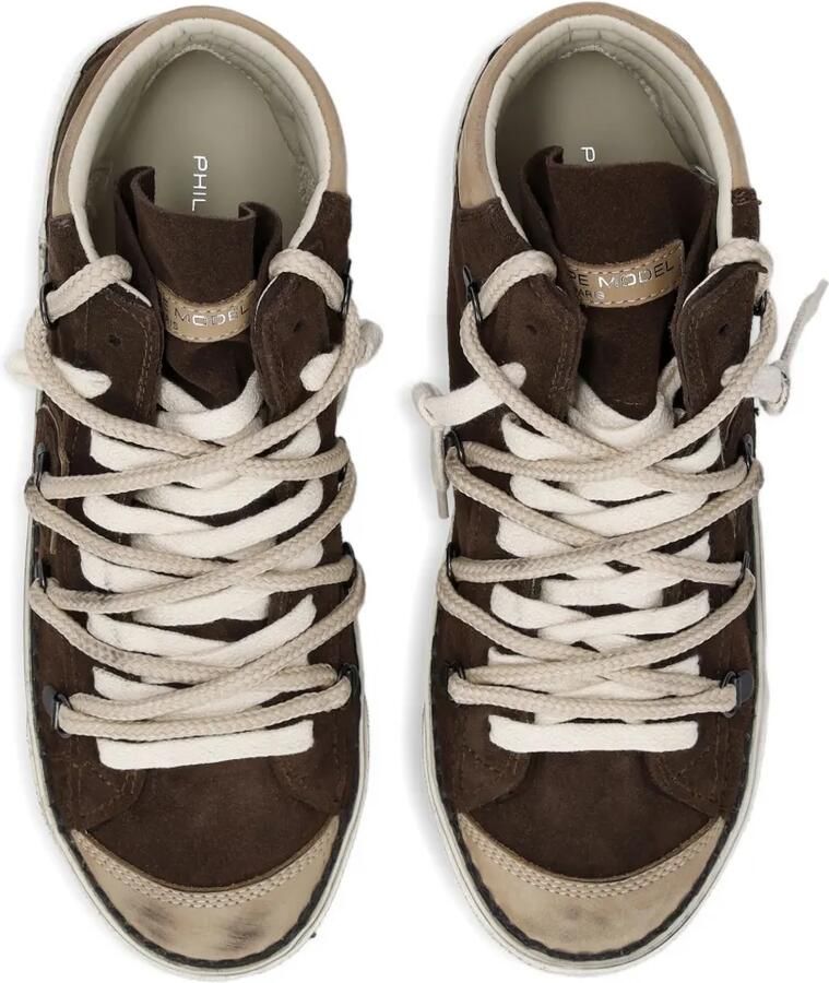 Philippe Model Paris High-top suède sneakers Bruin - Foto 2