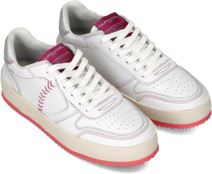Philippe Model Paris Leren sneakers Wit - Foto 3