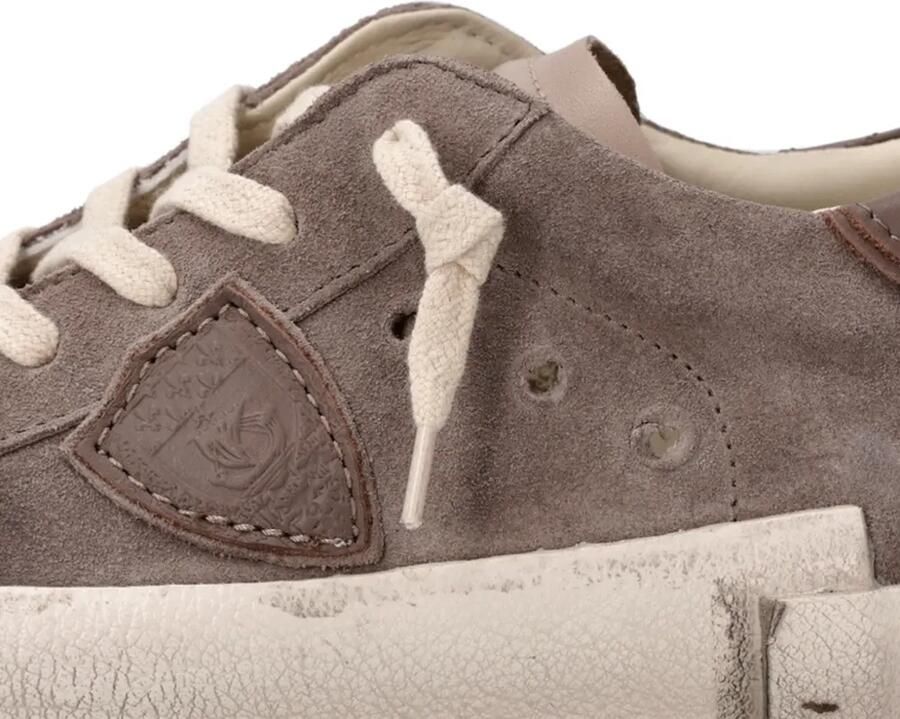Philippe Model Paris logo-patch sneakers Grijs - Foto 2