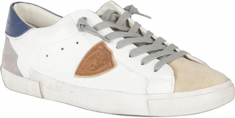 Philippe Model Paris logo-patch sneakers Wit - Foto 2