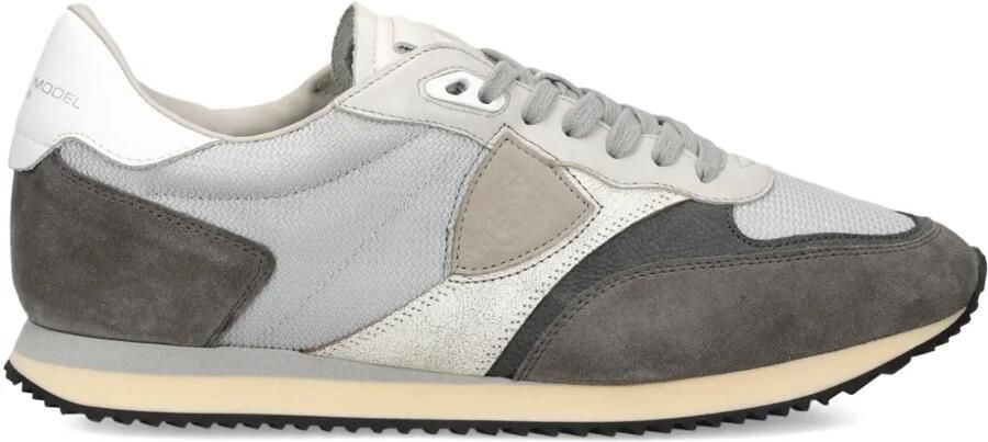 Philippe Model Paris Low Man sneakers met vlakken Grijs - Foto 1