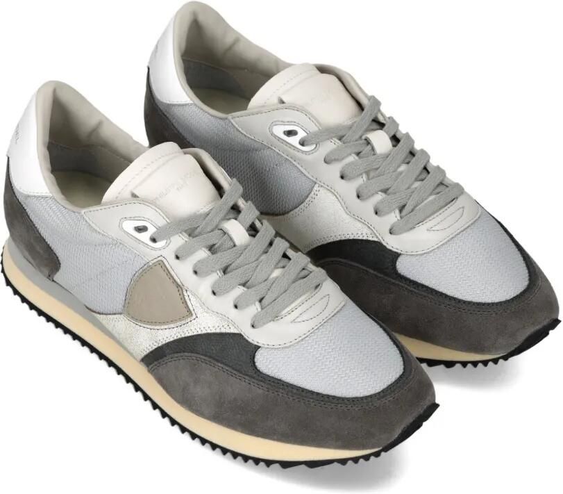 Philippe Model Paris Low Man sneakers met vlakken Grijs - Foto 3