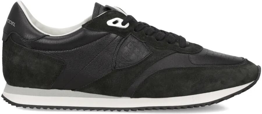 Philippe Model Paris Low-top leren sneakers Zwart