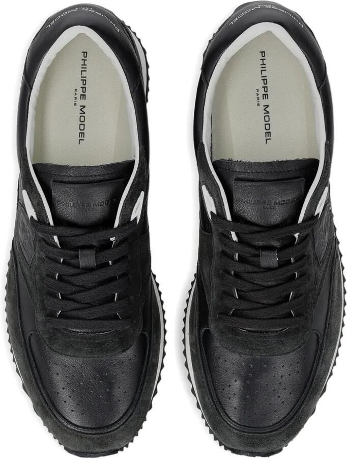 Philippe Model Paris Low-top leren sneakers Zwart - Foto 2