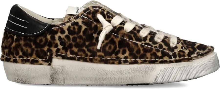 Philippe Model Paris Low-top sneakers met dierenprint Bruin