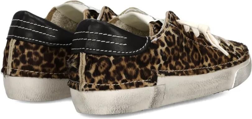 Philippe Model Paris Low-top sneakers met dierenprint Bruin - Foto 4