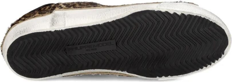 Philippe Model Paris Low-top sneakers met dierenprint Bruin - Foto 5