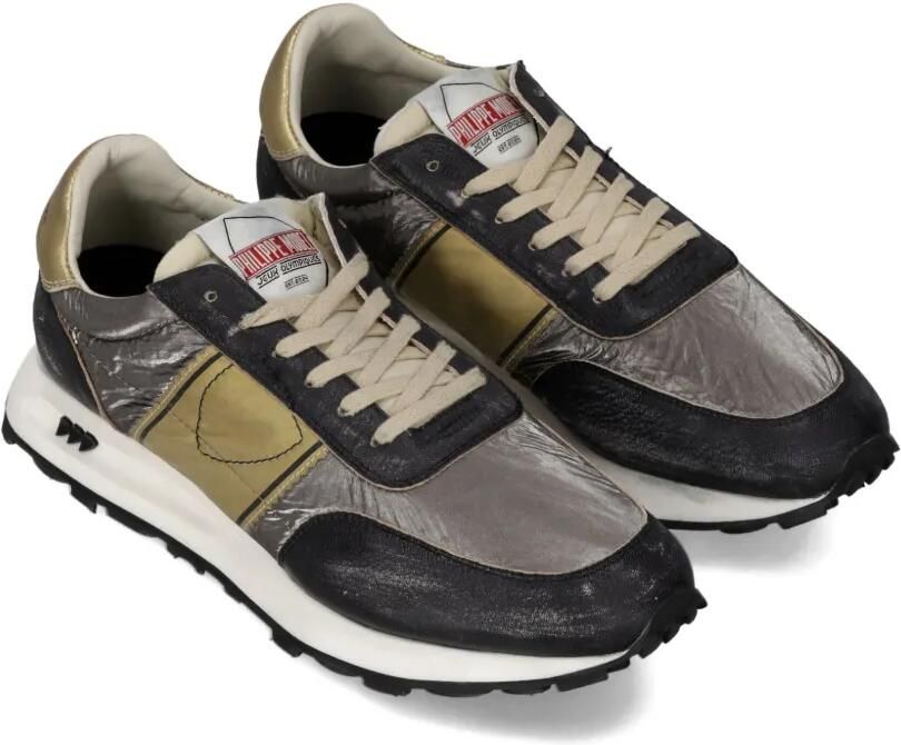 Philippe Model Paris Metallic hardloopsneakers Zwart - Foto 3