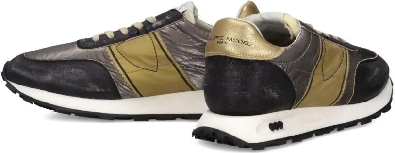 Philippe Model Paris Metallic hardloopsneakers Zwart - Foto 5