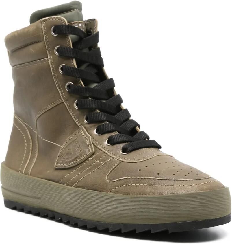 Philippe Model Paris Nice high-top sneakers Groen - Foto 2