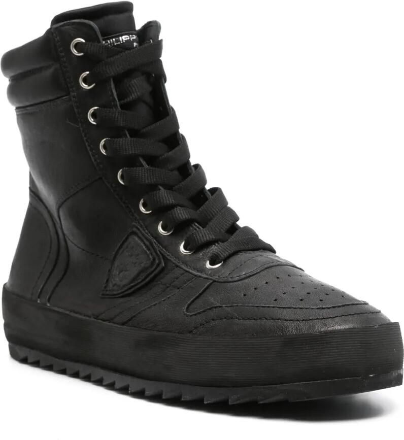 Philippe Model Paris Nice high-top sneakers Zwart - Foto 3