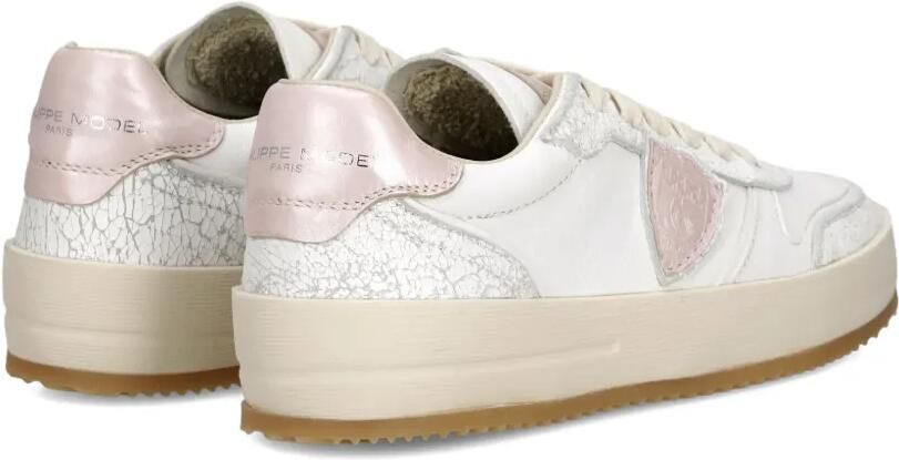 Philippe Model Paris Nice leren sneakers Wit - Foto 4