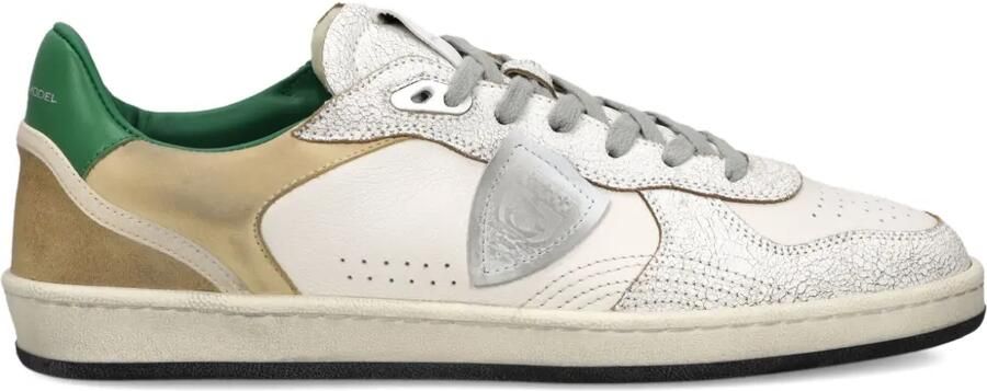 Philippe Model Paris Nice low-top sneakers met textuur Wit