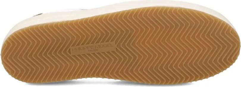 Philippe Model Paris Nice sneakers met leren vlakken Wit - Foto 4
